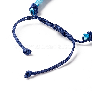 3Pcs 3 Style Plastic Braided Bead Bracelets Set(BJEW-B065-08C)-6