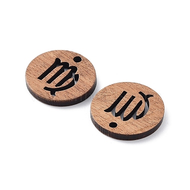 Walnut Wood Laser Cut Pendants(WOOD-Q051-06B)-2