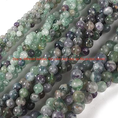 Natural Fluorite Beads Strands(G-P530-B04-05)-6