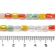 perles en verre plaquent brins(EGLA-D030-08G)-4
