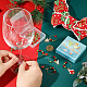 14 breloques en verre à vin en alliage émaillé sur le thème de Noël(AJEW-SC0002-05)-3