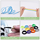 12Sets 12 Colors Elastic No Tie Shoe Laces(DIY-CA0004-21)-4