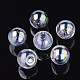 Bouteilles rondes de boule de globe en verre soufflé à la main(X-BLOW-R002-25mm-AB)-1