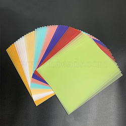 Natural Tracing Paper Translucent Vellum Paper, Mixed Color, 279x216mm, 10 colors, 40 sheets/bag(DRAW-PW0001-335B)