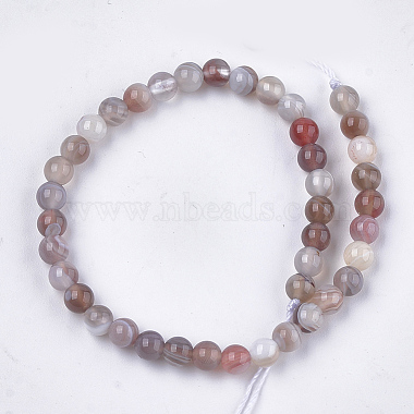 Natural Botswana Agate Beads Strands(X-G-S333-4mm-026)-2