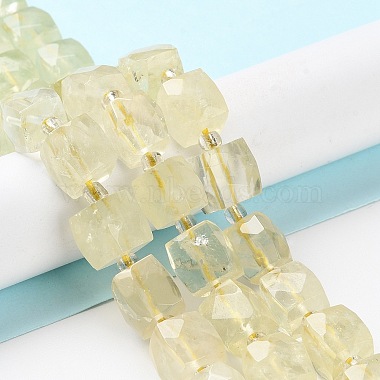 Natural Lemon Quartz Beads Strands(G-B065-A10)-2