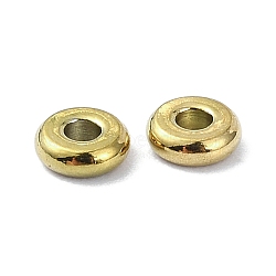 201 Stainless Steel Beads, Rondelle, Golden, 4x1.5mm, Hole: 1.4mm(STAS-H191-02G-02)