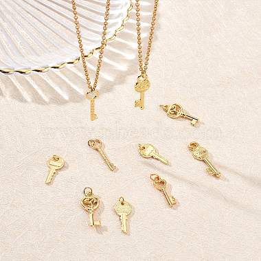 20Pcs 5 Style Brass & Alloy Pendants(FIND-BBC0001-36)-5