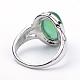 Natural Agate Rings(G-S242-06-B)-4