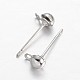 Brass Stud Earring Findings(KK-F371-34P-A)-1