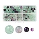 340Pcs 4 Style Natural Fluorite Beads(G-LS0001-49)-1