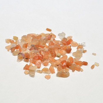 Natural Red Aventurine Chip Beads, No Hole/Undrilled, 2~8x2~4mm, about 8500pcs/500g