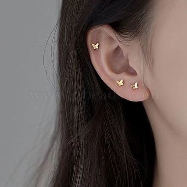 Butterfly Alloy Stud Earrings