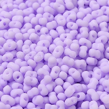 Glass Frosted Seed Beads(SEED-K009-05B-04)-3