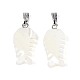 Natural Trochus Shell Pendants(SSHEL-T017-43)-2