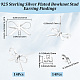 14Pcs Brass Stud Earring Findings(KK-BBC0028-66S)-2