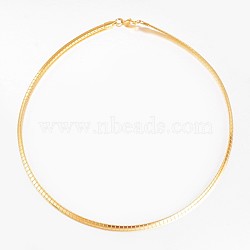 304 Stainless Steel Necklaces, with Lobster Clasps, Golden, 141mm(5-1/2 inch)(X-NJEW-D274-02G)