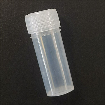 Plastic Sealed Bottles, Needle Storage Tube, WhiteSmoke, 40x14mm