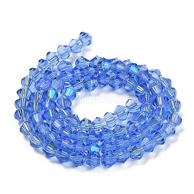 Transparent Electroplate Glass Beads Strands(EGLA-A039-T2mm-L07)-2