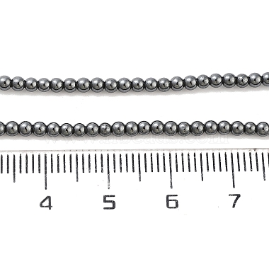 Non-magnetic Synthetic Hematite Beads Strands(G-E133-1D)-3