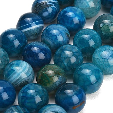 Natural Dragon Veins Agate Beads Strands(GG-L001-L01-02D)-2