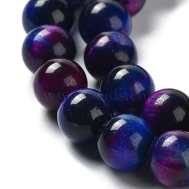Natural Rainbow Tiger Eye Beads Strands(G-NH0002-A01-B02)-4