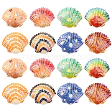 40Pcs 8 Colors Opaque Resin Cabochons(RESI-CJ0004-35)-1