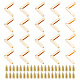 Wadorn 20 ensembles de sac à main en alliage de zinc matériel de boucle de bord décoratif(FIND-WR0006-55)-1