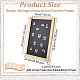 Wood & Plastic Rectangle Photo Frame Stand(DJEW-WH0072-13B-03)-2