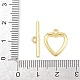 ハート真鍮トグル留め金(KK-G548-43G-03)-4
