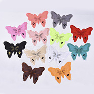 Computerized Embroidery Cloth Iron On/Sew On Patches, Costume Accessories, Appliques, Butterfly, Mixed Color, 100x130x1.5mm, about 12colors, 1color/10pcs, 120pcs/bag(AJEW-T006-005)