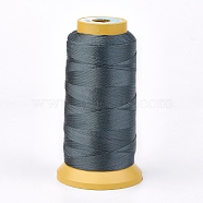 Polyester Thread, for Custom Woven Jewelry Making, Dark Slate Gray, 1.2mm, about 170m/roll(NWIR-K023-1.2mm-16)