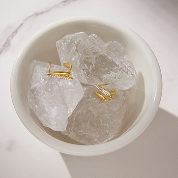 304 Stainless Steel Rhinestone Stud Earrings for Women, Oval, Real 18K Gold Plated, 20x9.5mm