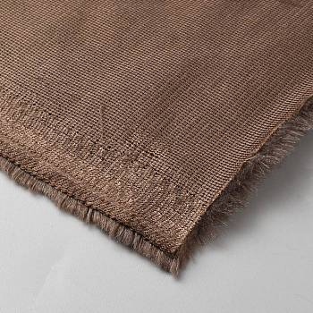 Polyester & Wool Fabric, Coconut Brown, 1600~1800mm, 2m/pc