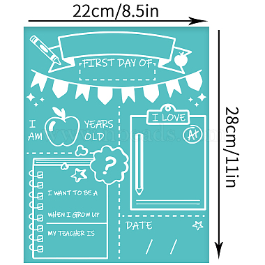 selbstklebende Siebdruckschablone(DIY-WH0338-274)-2