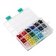 Perles de verre galvanisées 18 couleurs(EGLA-JP0002-03B-8mm)-3
