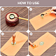 3 Styles Graduation Theme Golden Tone Brass Wax Seal Stamp Head(AJEW-CP0007-50A-04)-6