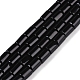 Natural Obsidian Beads Strands(G-C128-A35-01)-1