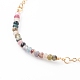 Bracelets de perles de tourmaline naturelle pierre de naissance de décembre(BJEW-JB06092-12)-2