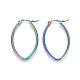 304 Stainless Steel Geometric Hoop Earrings(STAS-D171-05D-M)-1