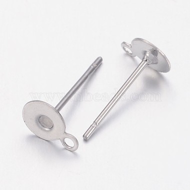 Accessoires des clous d'oreilles en 304 acier inoxydable(STAS-N036-03B)-2