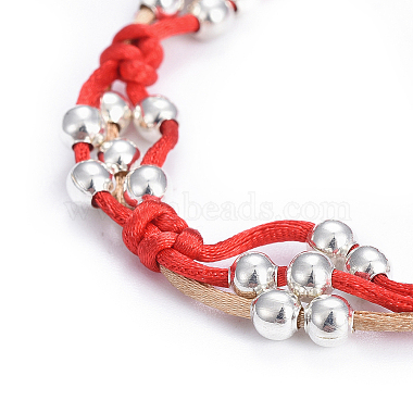(Jewelry Parties Factory Sale)Adjustable Nylon Cord Braided Bead Bracelets(BJEW-JB04416-02)-2