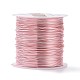 Round Copper Craft Wire Copper Beading Wire(CWIR-F001-RG-0.6mm)-1
