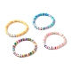Love Word Acrylic Beads Stretch Bracelet(BJEW-JB07328)-1
