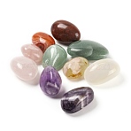 78Pcs 5 Style Natural Amethys & Rose Quartz & Green Aventurine & Botswana Agate & Dendritic Agate Beads, Healing Stones, for 7 Chakras Balancing, Crystal Therapy, Meditation, Reiki, Tumbled Stone, Vase Filler Gems, No Hole/Undrilled, Nuggets, 21x16x10.5mm(G-LS0001-06)