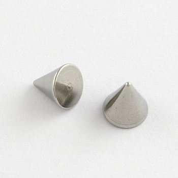 304 Stainless Steel Rivets, Stainless Steel Color, 6x6mm