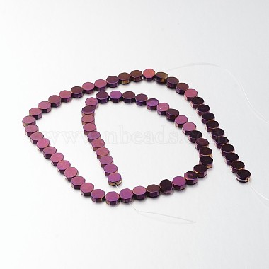 Electroplate Non-magnetic Synthetic Hematite Bead Strands(G-F300-59)-2