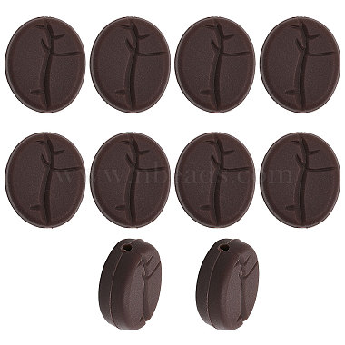 Coconut Brown Others Silicone Beads