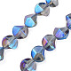 Electroplate Glass Beads Strands(EGLA-N008-019-A01)-1