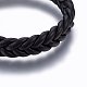 Leather Braided Cord Bracelets(BJEW-E345-14A-B)-2
